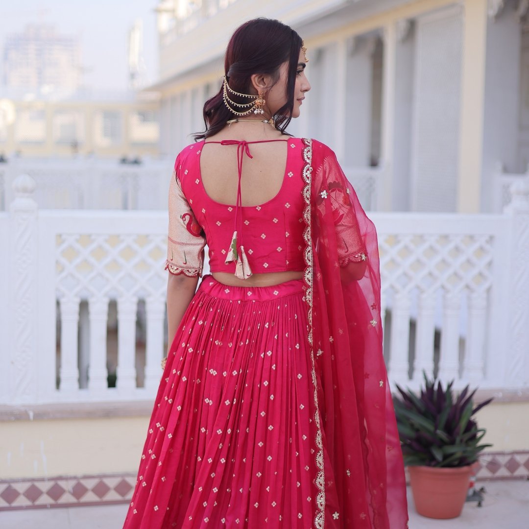 Designer Traditional Lehenga Choli Combo - Image 4