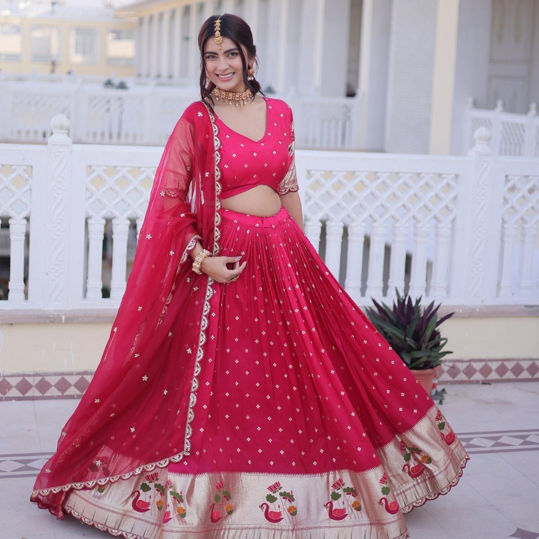 Designer Traditional Lehenga Choli Combo - Image 3